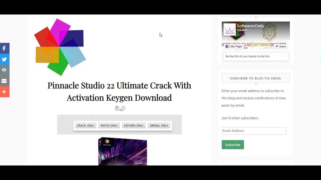 pinnacle studio crack